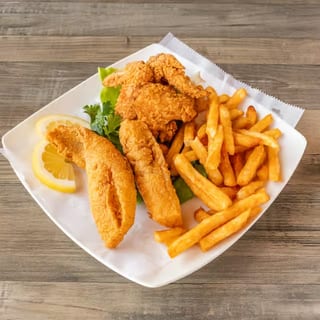 3 Wings + 2 Catfish Fillet