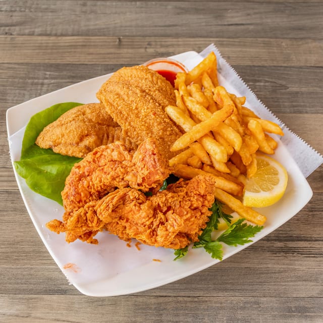 2 Tenders + 2 Catfish Fillet.