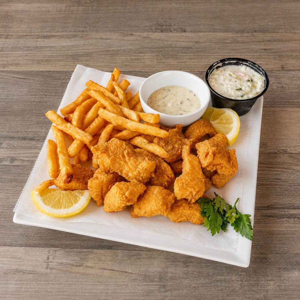 8 Catfish Nuggets.