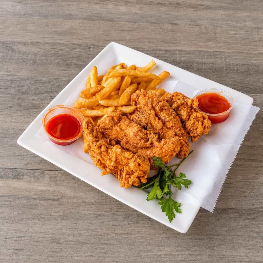 25 Chicken Tenders.