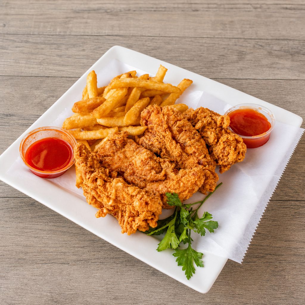 4 Chicken Tenders.