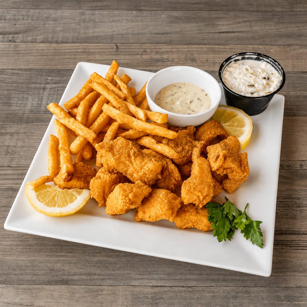 10pc Catfish Nuggets.