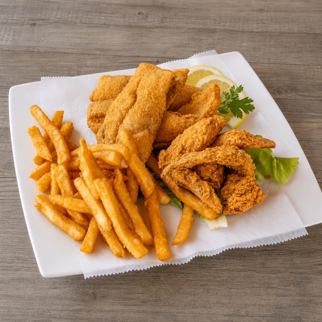 10 Wings & 10pc Perch.