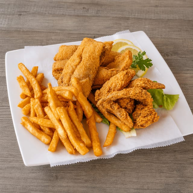 10 Wings & 10pc Perch.