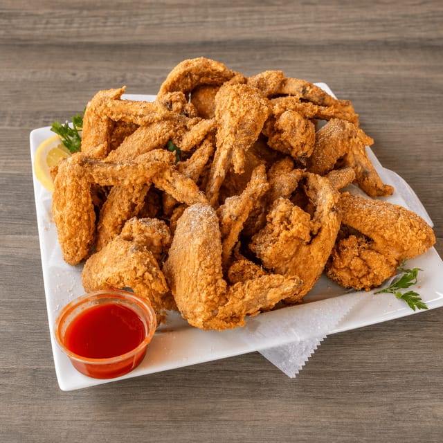 40 Wings With Fries.