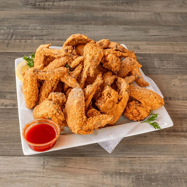25 Wings With Fries.