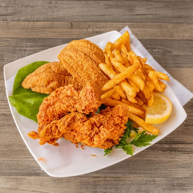 2 Tenders + 2 Catfish Fillet.