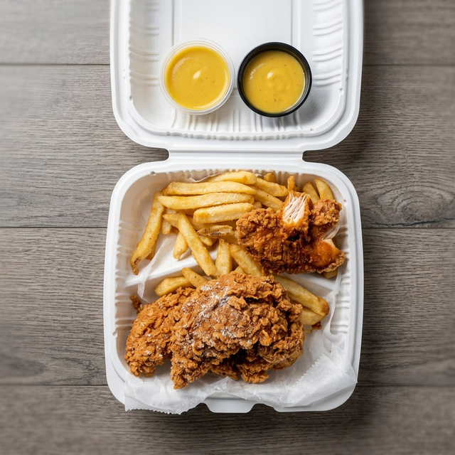 4 Chicken Tenders.
